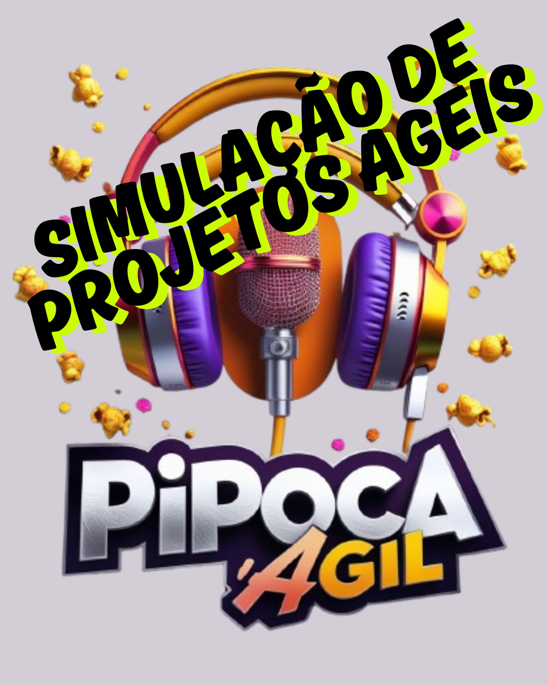 Logo Podcast Pipoca Ágil